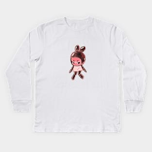 Mecha Bunny Kids Long Sleeve T-Shirt